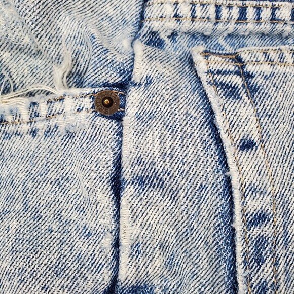 VTG 1980's Brittania Acid Wash WOMENS High Rise Blue Jeans Grunge MOM JEANS SZ30 - Picture 5 of 12